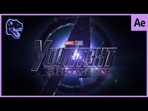 Avengers Endgame Free Title Template Film Learnin