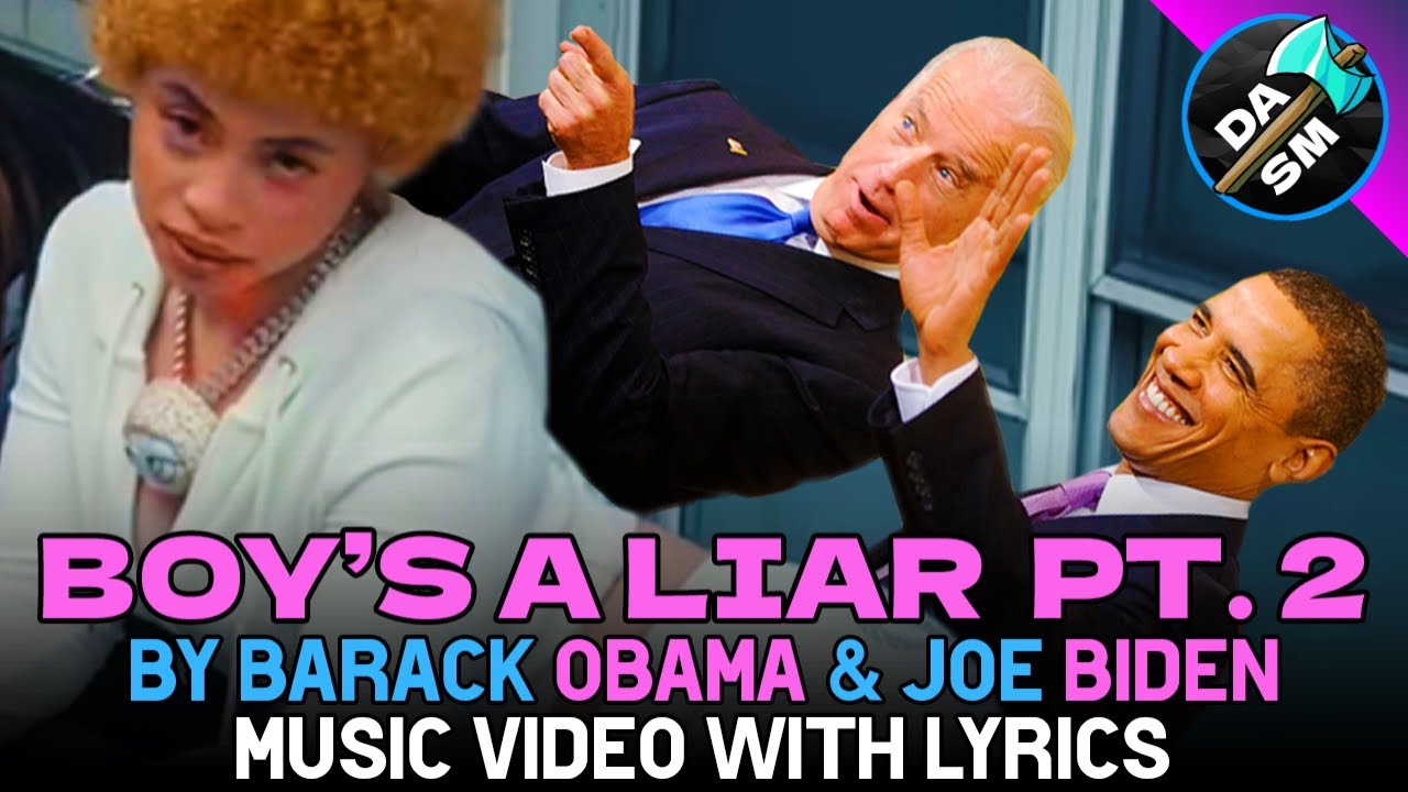 "Boy's a Liar Pt. 2" by Joe Biden & Barack Obama (Music Video w/ Lyrics)
