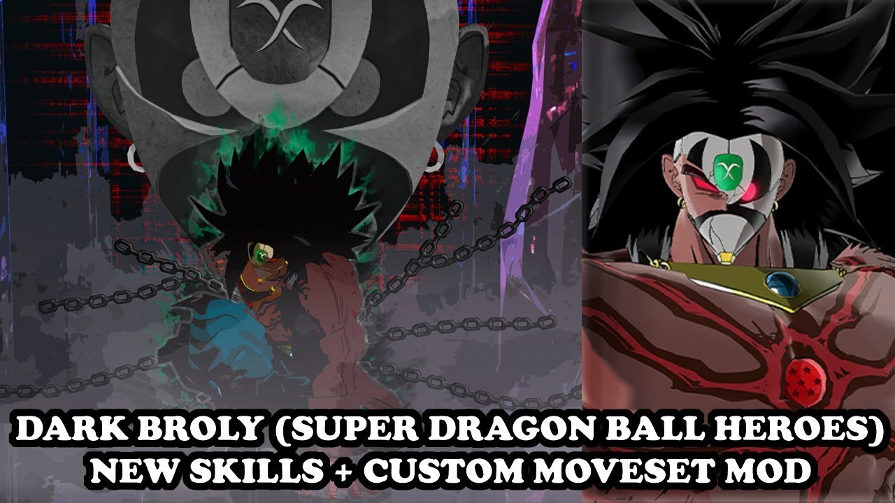 Strongest Broly Mod Dark Broly Ssj4 New Skills Gigantic Rage As A