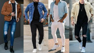 Best Jeans & Shirt Outfit Ideas | Best Style Jean's Outfits 2021 | Stylish Men's Outfit_ZH Fashion