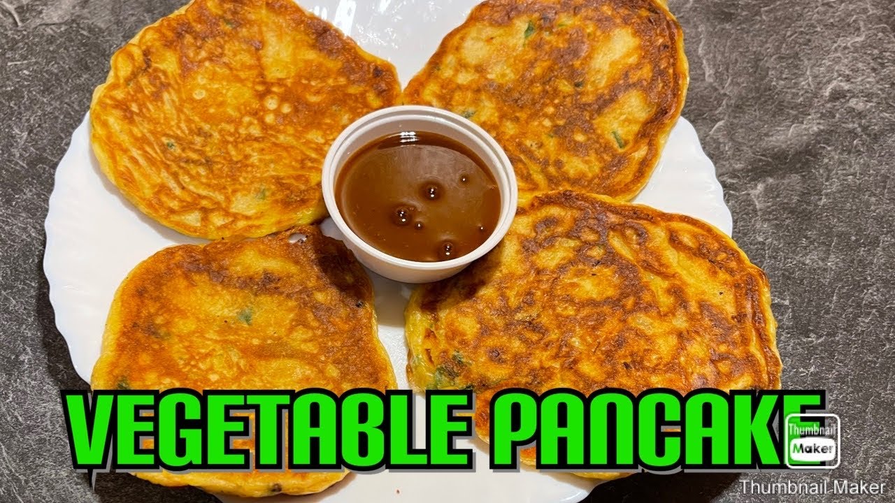 Vegetable pancake easy and quick recipe healthy breakfast YouTube