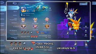PRESET FAKE PROFIL ML NEW PATCH KALEA S36