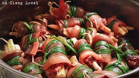 Braised eel with banana- Cách làm món Lươn om chuối ngon tại nhà
