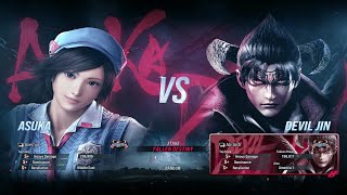 Tekken 8 I Asuka (Avernus) vs Devil Jin (Ali-Josh) I Rank Match