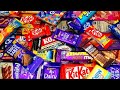KitKat DairyMilk 5Star Milkybar Nestle kinderjoy chocolate unboxing asmr sound 