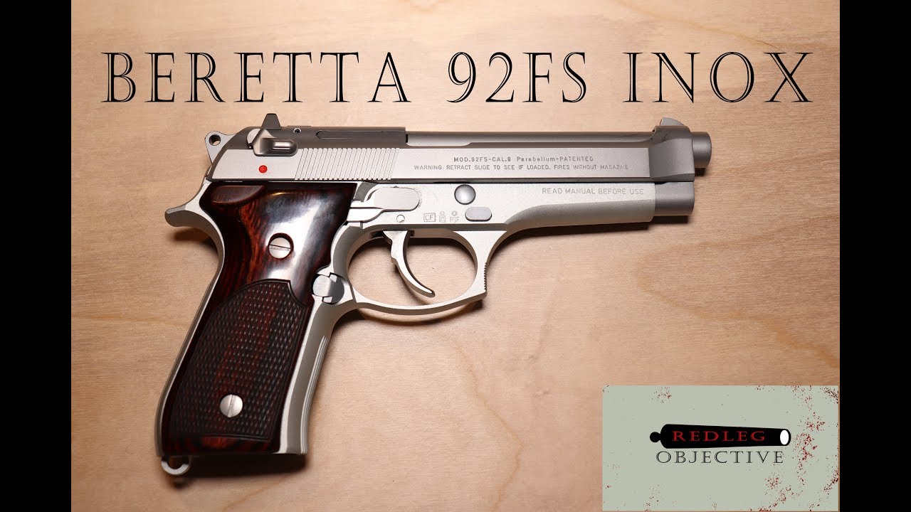 Beretta 92FS Inox - The Beautiful Stainless Inox 92FS - YouTube