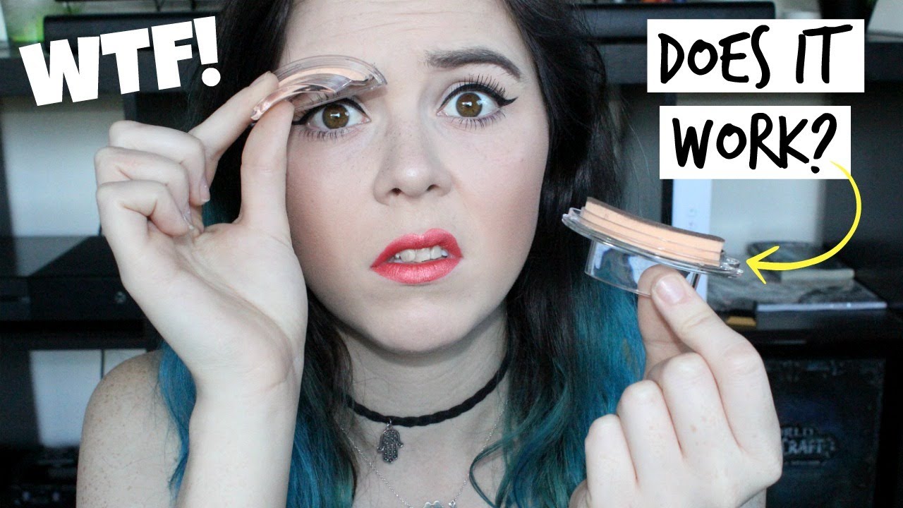 TESTING AN EBAY EYEBROW STAMP! DOES IT WORK?? | Silverfoxxbeauty