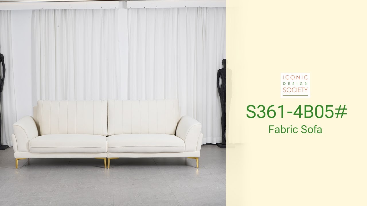 Velvet Fabric Sofa S361-4B05#