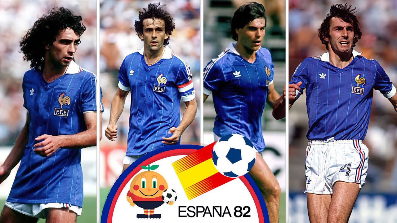French National Team Squad Then and Now World Cup 1982 ESPANA 82