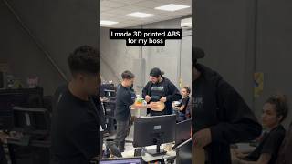 My boss wanted abs… so we decided to 3D print them.💪😂 #3dprinting #shorts