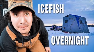 Ice Camping in a Flip Over Tent With Diesel Heater by Joel Tremblay 10,958 views 1 year ago 14 minutes, 2 seconds