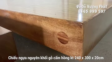 Chiếu ngựa nguyên khối gỗ cẩm hồng vân đẹp tuyển chọn .Xưởng Gỗ Vượng Phát 0865 999 597