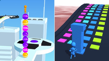 Stack Rider Vs Stack Colors ☀️🔥👩‍❤️‍👨 All Levels Gameplay Walkthrough Android, iOS NEW UPDATE!!!