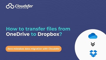 How to Transfer Files from OneDrive to Dropbox?