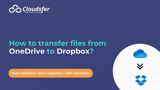 How to Transfer Files from OneDrive to Dropbox?