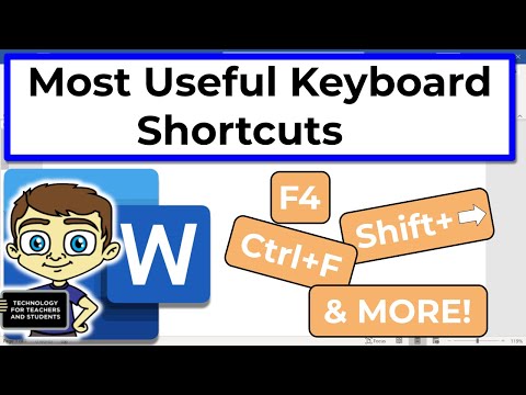 Most Useful Microsoft Word Keyboard Shortcuts