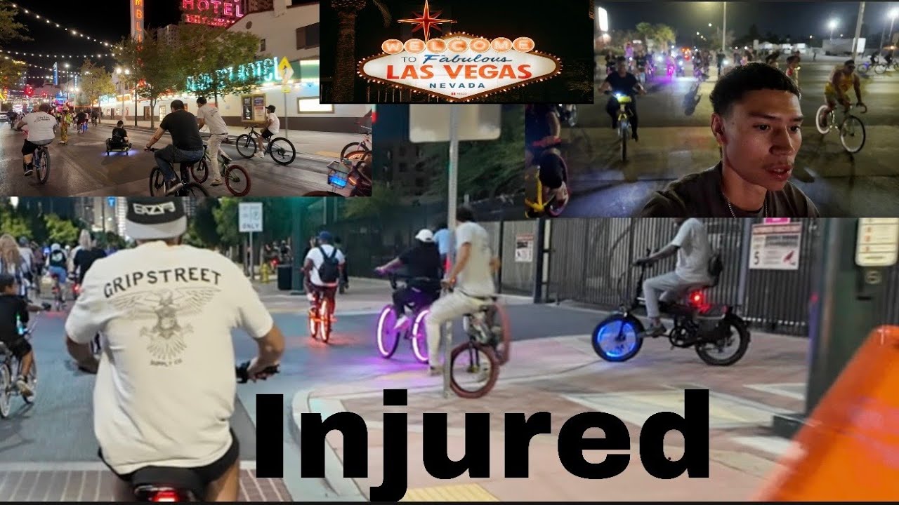 Crazy Las Vegas Bike Ride Crash