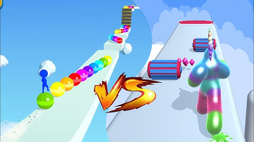 Stack Rider 🔮🔴🟢 VS Blob Runner 3d  🌟 : All Levels Gameplay Walkthrough Android, iOS NEW UPDATE