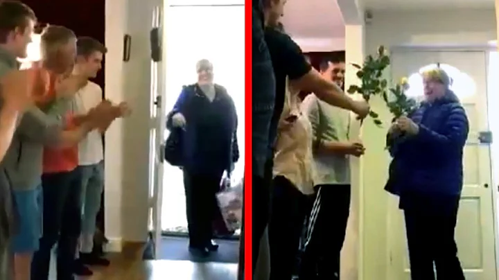 Nurse Welcomed Home With a Surprise Celebration Every Night - DayDayNews