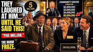 Millionaires Laughed at Elderly Black Janitor at Auction — Then He Bid $5 Million