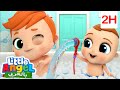 نستحم ونلعب بالفقاعات! 🧼🛁| أغاني تعليمية للأطفال باللغة العربية | Little Angel Arabic