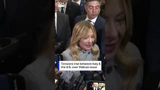 'UNACCEPTABLE': Italy's PM Meloni Slams Trump's Attack on Pope Leo | DRM News | AC1I