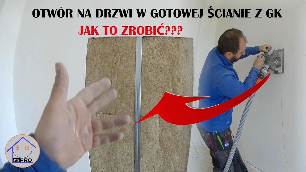 Jak Obliczyć Ile Potrzeba Płyt Gipsowych Jak wyciąć otwór na drzwi w gotowej ścianie z płyt gipsowych? Otwór w