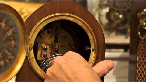 How to set up a French Mantle Clock