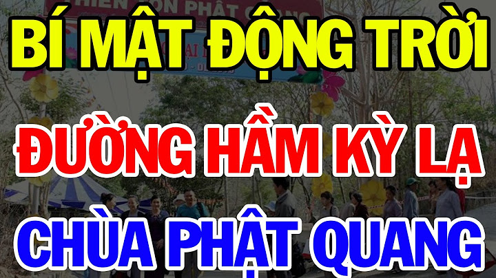 Bí Mật Động TRời Đường Hầm Bị Giấu Kín Bên Trong Chùa Phật Quang Của Sư Thích Chân Quang