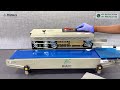 How to install Continuous Band Sealer tabletop Sealing machine full video.   #bandsealer #machine 