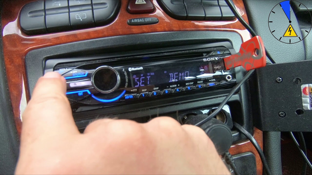 Sony Autoradio Demo Deaktivieren Ausschalten Youtube