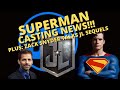 Big superman casting news  zack snyder is doing interviews  talks dc