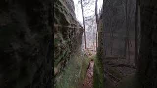 This Tight Crack Leads to a Hidden Arch — Hocking Hills Pt 2 Wealth