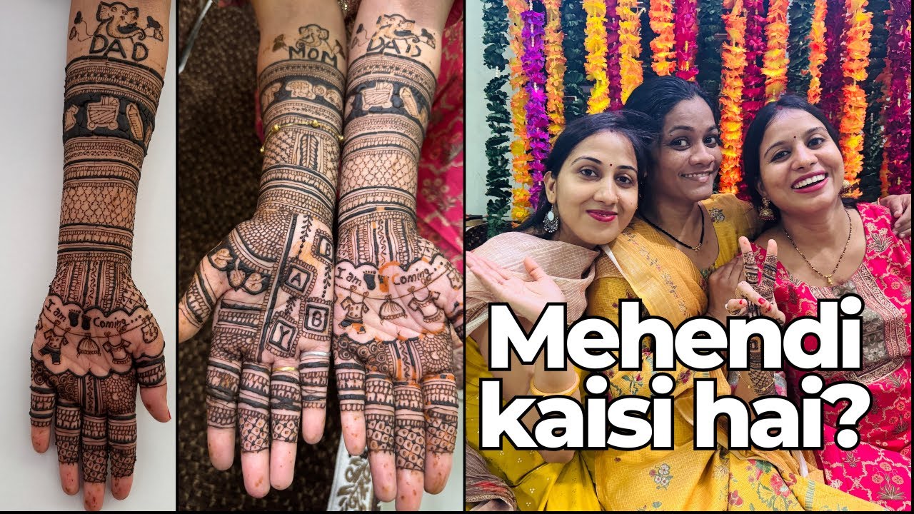 Reena Di Ki Mehendi | Ab Toh Aapne Guess Kar Hi Liya Hoga? Reena Di #vlogs #61 #mehendi
