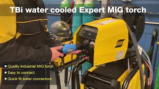 Connecting the Tbi Expert 7w MIG Torch