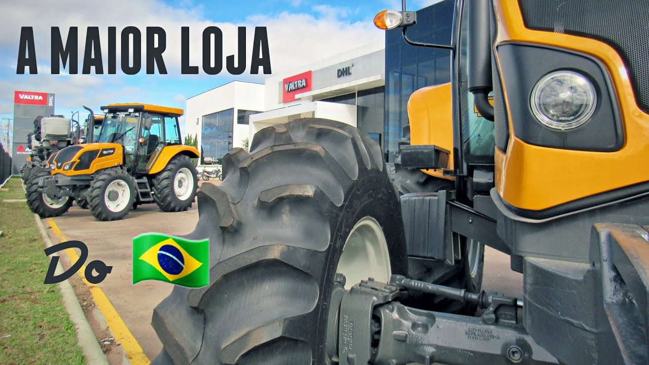 TRATORES E MÁQUINAS na MAIOR concessionária VALTRA DO BRASIL - DHL AGRO - Schulis Customs / Films