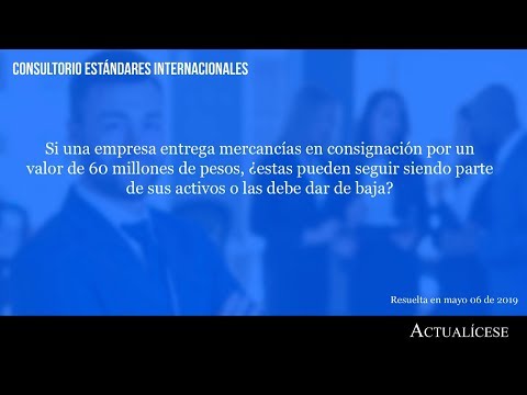 Medición contable de las mercancías en consignación - Medición contable de las mercancías en consignación