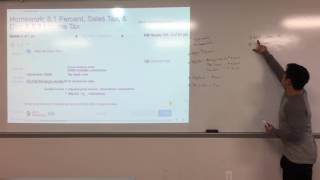 MATH 1332 - 8.1, 8.2 - Percent, Sales Tax, Discount, and Income Tax