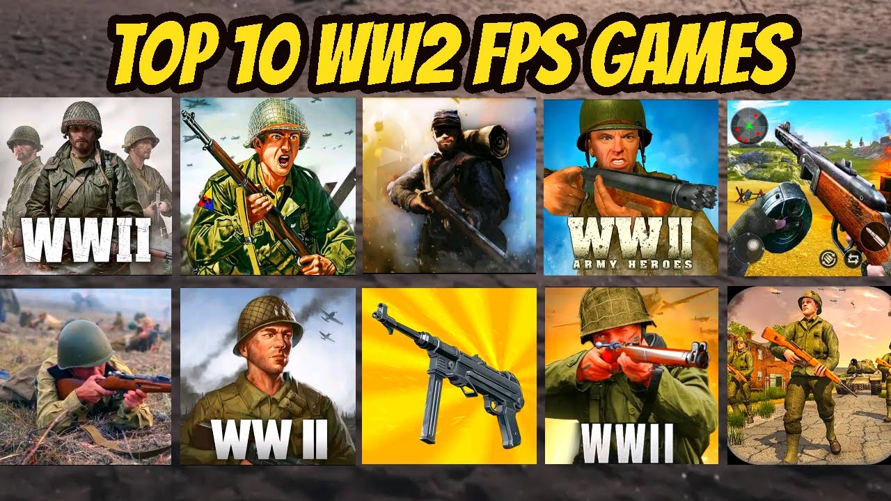 Top 10 Best World War 2 FPS Mobile Games in 2022 (Android,iOS) - WW2 Games