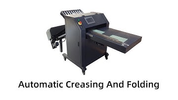 Automatic Creasing and Folding Machine: Streamline Photo Album Production ACF500