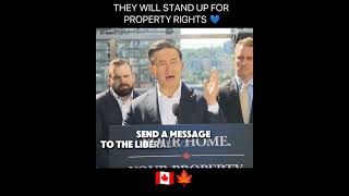 THEY WILL STAND UP FOR PROPERTY RIGHTS IN CANADA 🇨🇦🍁 #canada