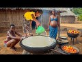 African And Most Cuisine Cooking Village Food Injera With Our Hardworking Youngest Co Wives 