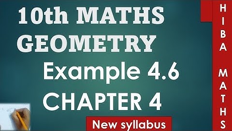 10th maths chapter 4 example 4.6 tn samacheer hiba maths
