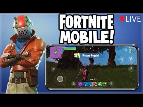 Playing Fortnite Battle Royale On My Iphone Fortnite Mobile Youtube