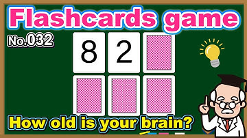 【No.032】Flash Card Games🧠 BRAIN TRAINING 💪 | Less than 20% correct in the 60s!?【9 Questions】