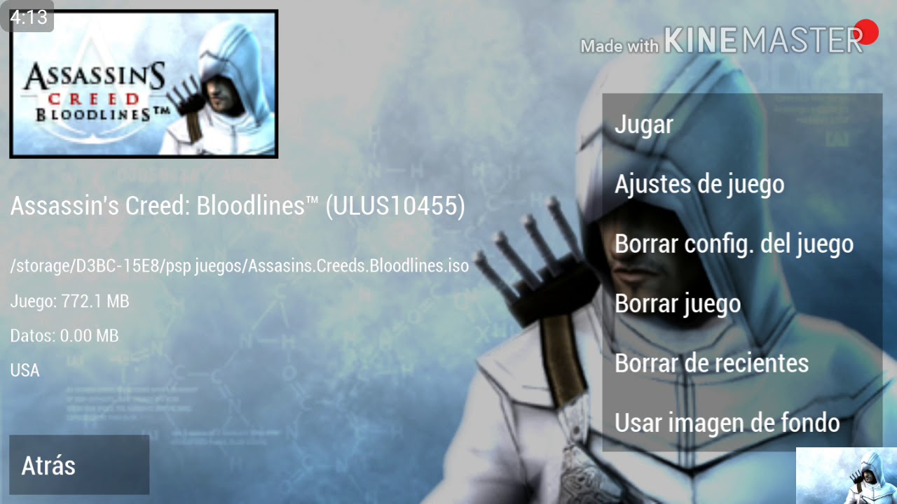 🔴PPSSPP Como Configurar: Assassin's Creed Bloodlines Sem Lag