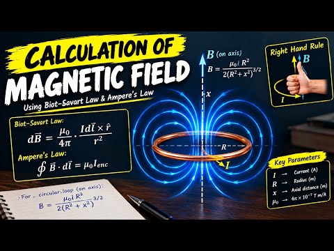 Calculation of Magnetic Field on Circular Coil: Numerical 