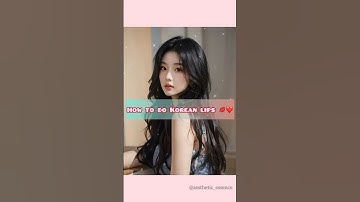 How to get Korean gradient lips 💋❤️ #thatgirl #aesthetic #glowup #howto #korean