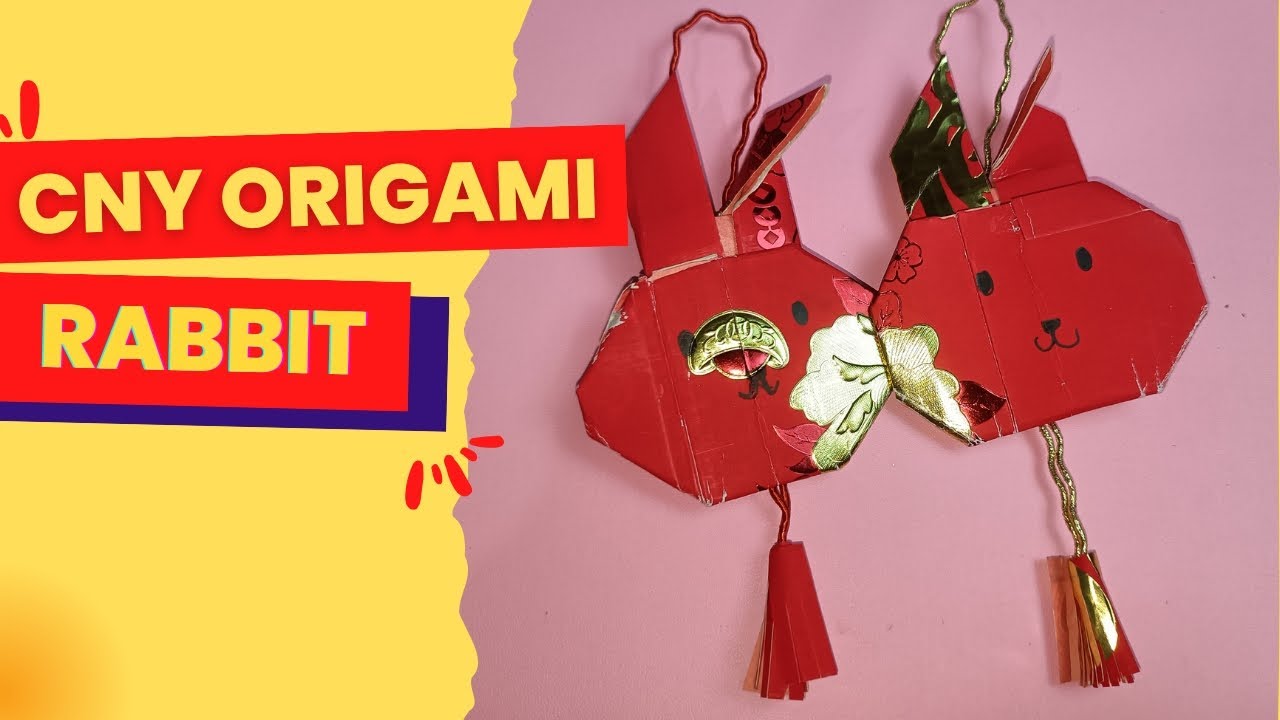 How To Make Hanging Rabbit From Hongbao | DIY Chinese New Year ...