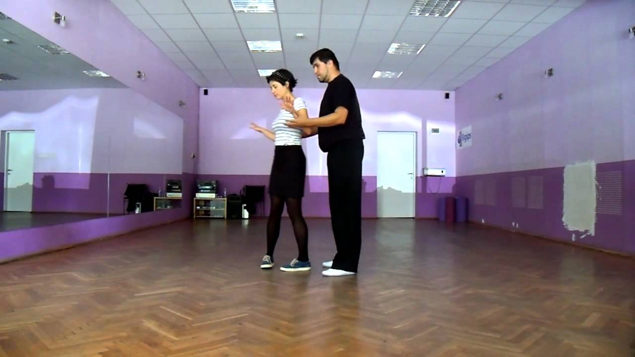 Charleston - Front turn in tandem - Уроци по суинг-  Swinging Sofia